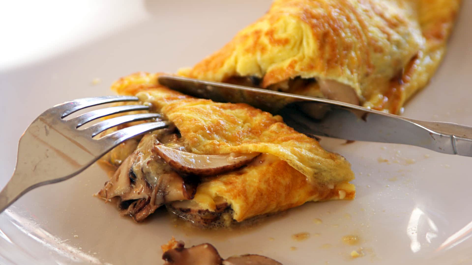 Omelette aux champignons | Duracuire